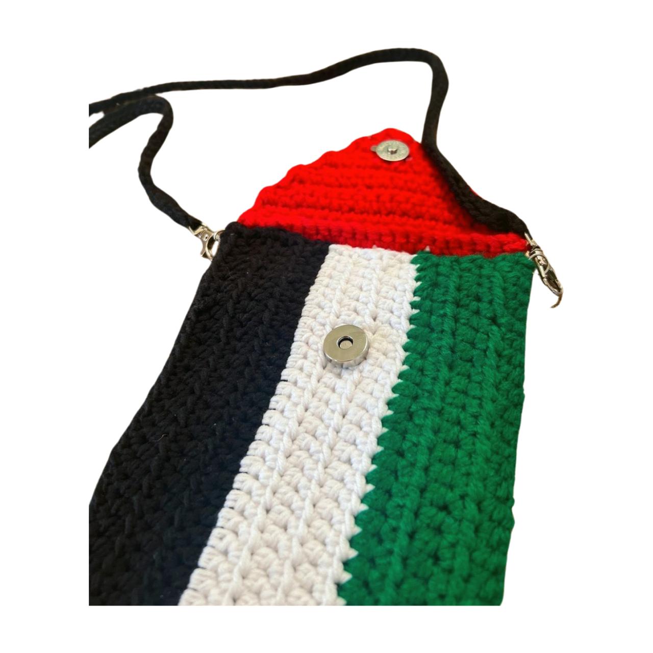 Crochet Palestine Bag, front picture