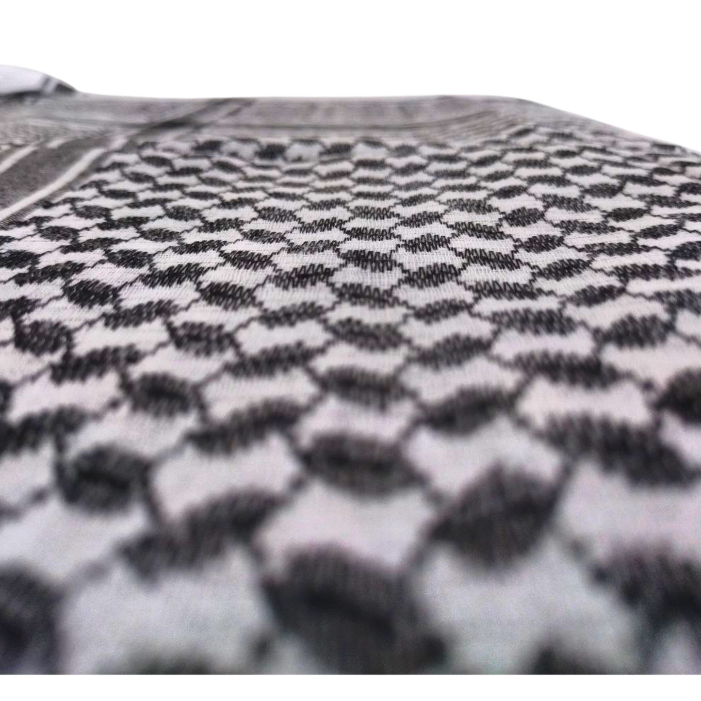keffiyeh scarf black 