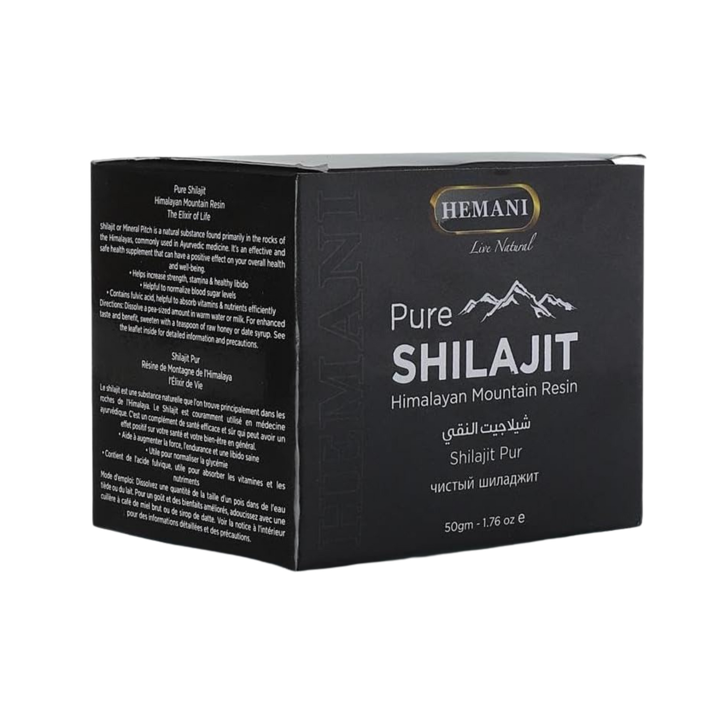 front picture of Himalayan Shilajit black box